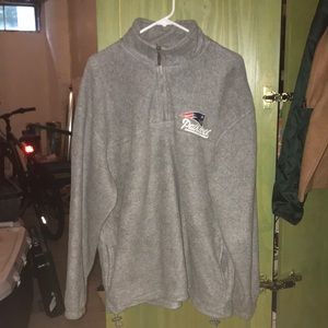 New England Patriots Quarter Zip Fleece